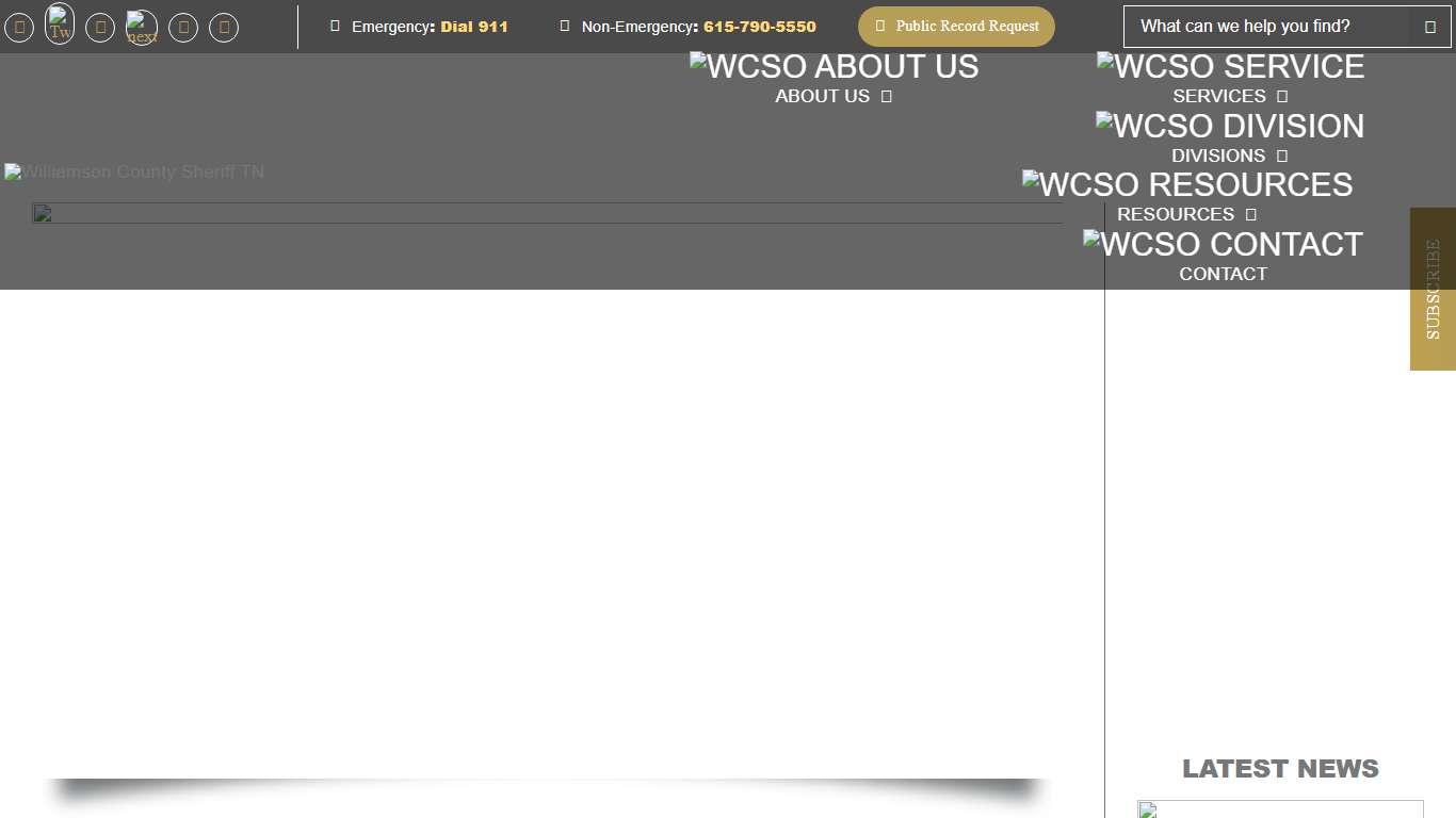 WCSO WANTED PERSONS - Williamson County Sheriff’s Office